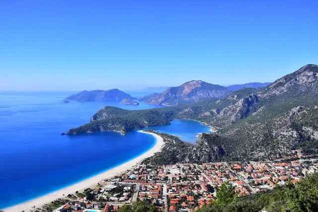 Ölüdeniz ve Fethiye koyları havadan